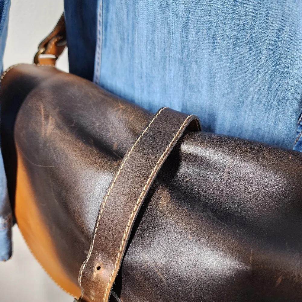 PATRICIA NASH MESSENGER SATCHEL BAG
